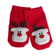 HelloBaby Reindeer Print Animal Novelty Baby Socks (Newborn to 12 Months) - Red Red - ebebek