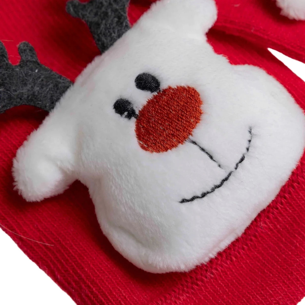 HelloBaby Reindeer Print Animal Novelty Baby Socks (Newborn to 12 Months) - Red Red - ebebek