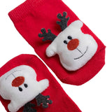 HelloBaby Reindeer Print Animal Novelty Baby Socks (Newborn to 12 Months) - Red Red - ebebek
