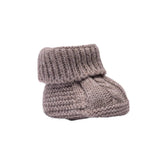 HelloBaby Knitted Baby Booties (One Size) Brown - ebebek