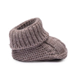 HelloBaby Knitted Baby Booties (One Size) Brown - ebebek