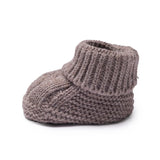 HelloBaby Knitted Baby Booties (One Size) Brown - ebebek