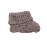 HelloBaby Knitted Baby Booties (One Size) Brown - ebebek