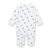 HelloBaby Slogan Print Long Sleeve Footed Baby Sleepsuit (Newborn to 6-9 Months)