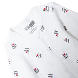 HelloBaby Slogan Print Long Sleeve Footed Baby Sleepsuit (Newborn to 6-9 Months)