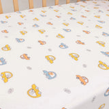 Little Dreams Car Print Fitted Cot Bed Sheet (70 x 140 cm) Ecru Printed - ebebek