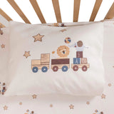 Little Dreams Vehicle Print Cot Bed Sheet Set (70 x 140 cm)