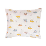 Little Dreams Vehicle Print Baby Pillowcase (35 x 45 cm) Ecru Printed - ebebek