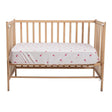 Little Dreams Strawberry Print Fitted Cot Bed Sheet (70 x 140 cm) Pink Printed - ebebek