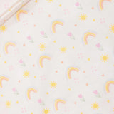 Little Dreams Floral Print Baby Duvet Cover Set (100 x 150 cm) Ecru Printed - ebebek