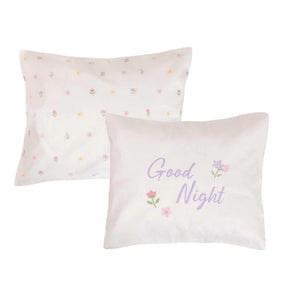 Little Dreams Floral Print Baby Pillowcase (35 x 45 cm) Ecru Printed - ebebek