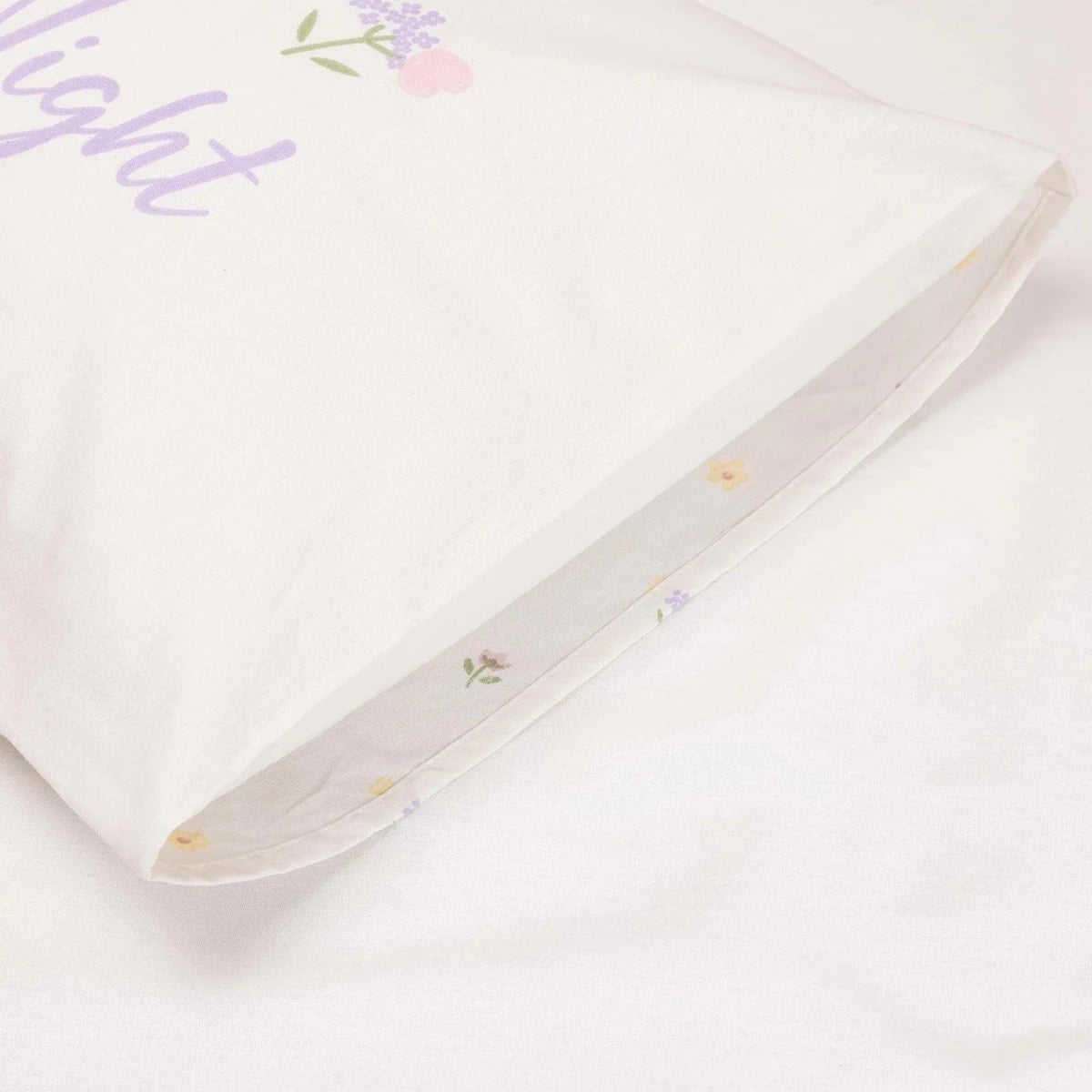 Little Dreams Floral Print Baby Pillowcase (35 x 45 cm) Ecru Printed - ebebek