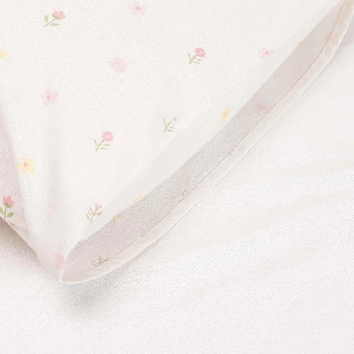 Little Dreams Floral Print Baby Pillowcase (35 x 45 cm) Ecru Printed - ebebek