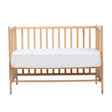 Little Dreams Plain Fitted Cot Bed Sheet (70 x 140 cm) White - ebebek