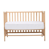 Little Dreams Plain Fitted Cot Bed Sheet (70 x 140 cm) White - ebebek