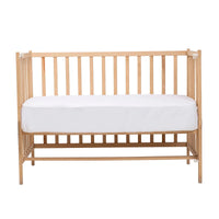 Little Dreams Plain Fitted Cot Bed Sheet (70 x 140 cm) White - ebebek