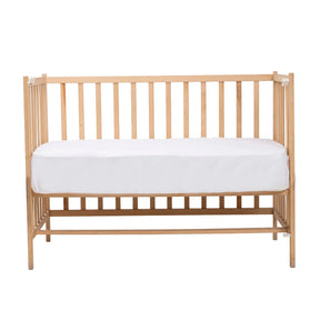 Little Dreams Plain Fitted Cot Bed Sheet (70 x 140 cm) White - ebebek