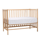 Little Dreams Plain Fitted Cot Bed Sheet (70 x 140 cm) White - ebebek