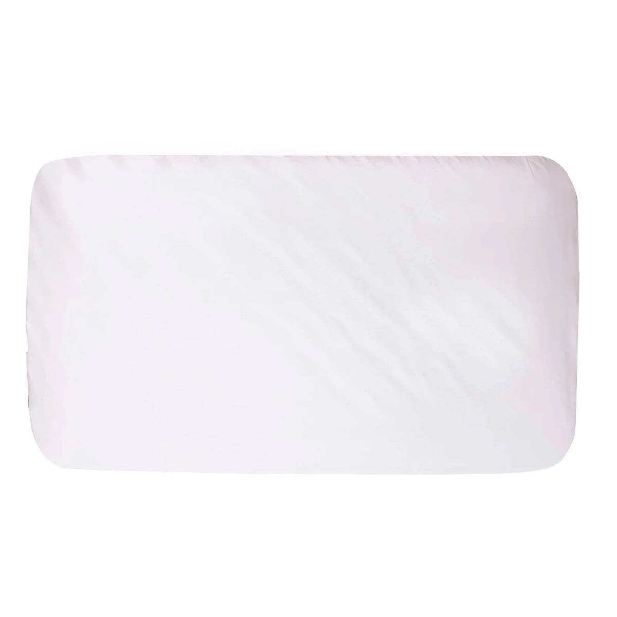 Little Dreams Plain Fitted Cot Bed Sheet (70 x 140 cm) White - ebebek