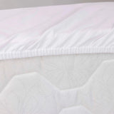 Little Dreams Plain Fitted Cot Bed Sheet (70 x 140 cm) White - ebebek