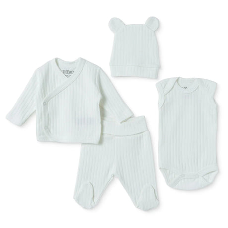 Tiffany 4 Piece Premature Baby Hospital Bag Set Ecru - ebebek