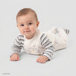 Bebetto Penguin Print Velour Footed Baby Sleepsuit (Newborn to 6-9 Months) Grey - ebebek