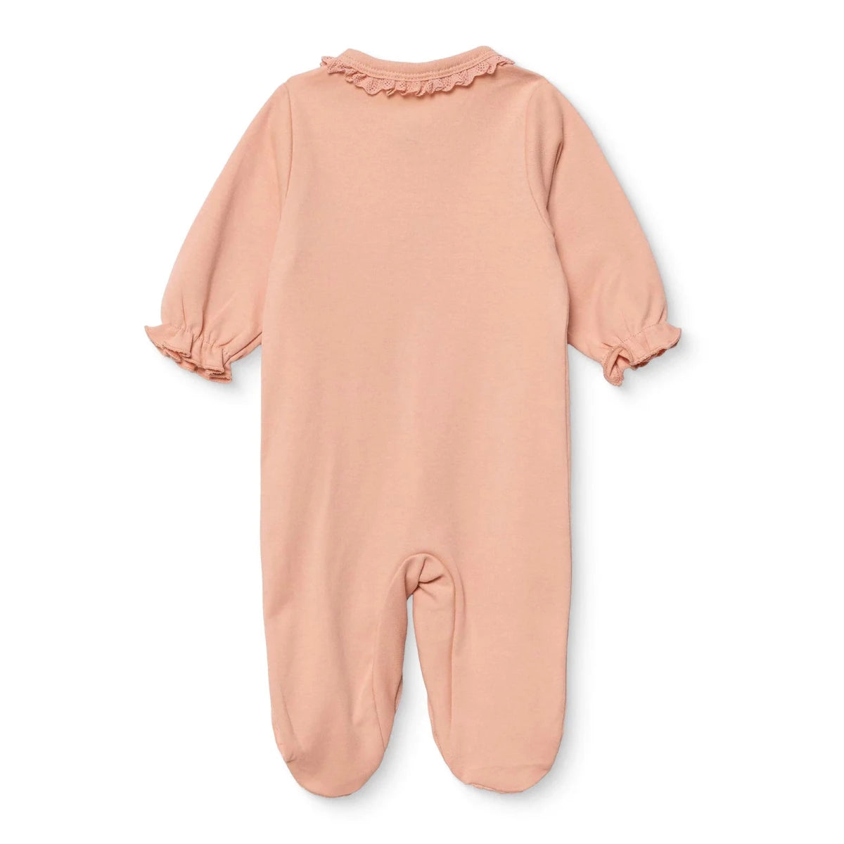 Bebetto 2 Piece Lace Collar Special Occasion Baby Outfit (Newborn to 6-9 Months) Salmon - ebebek