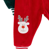 HelloBaby 2 Pack Reindeer Print Velour Footed Baby Bottoms (3-6 Months to 2-3 Years)