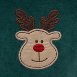 HelloBaby Reindeer Long Sleeve Velour Baby Bodysuit (1-3 Months to 2-3 Years)