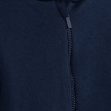 HelloBaby Brushed Back Zip-Through Baby Hoodie with Pockets (6-9 Months to 2-3 Years) Navy Blue - ebebek