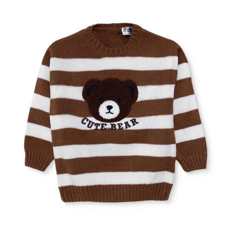 HelloBaby Jacquard Knitted Baby Jumper (9-12 Months to 3-4 Years) Beige - ebebek