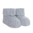 Kitti Knitted Baby Booties (One Size) Grey - ebebek