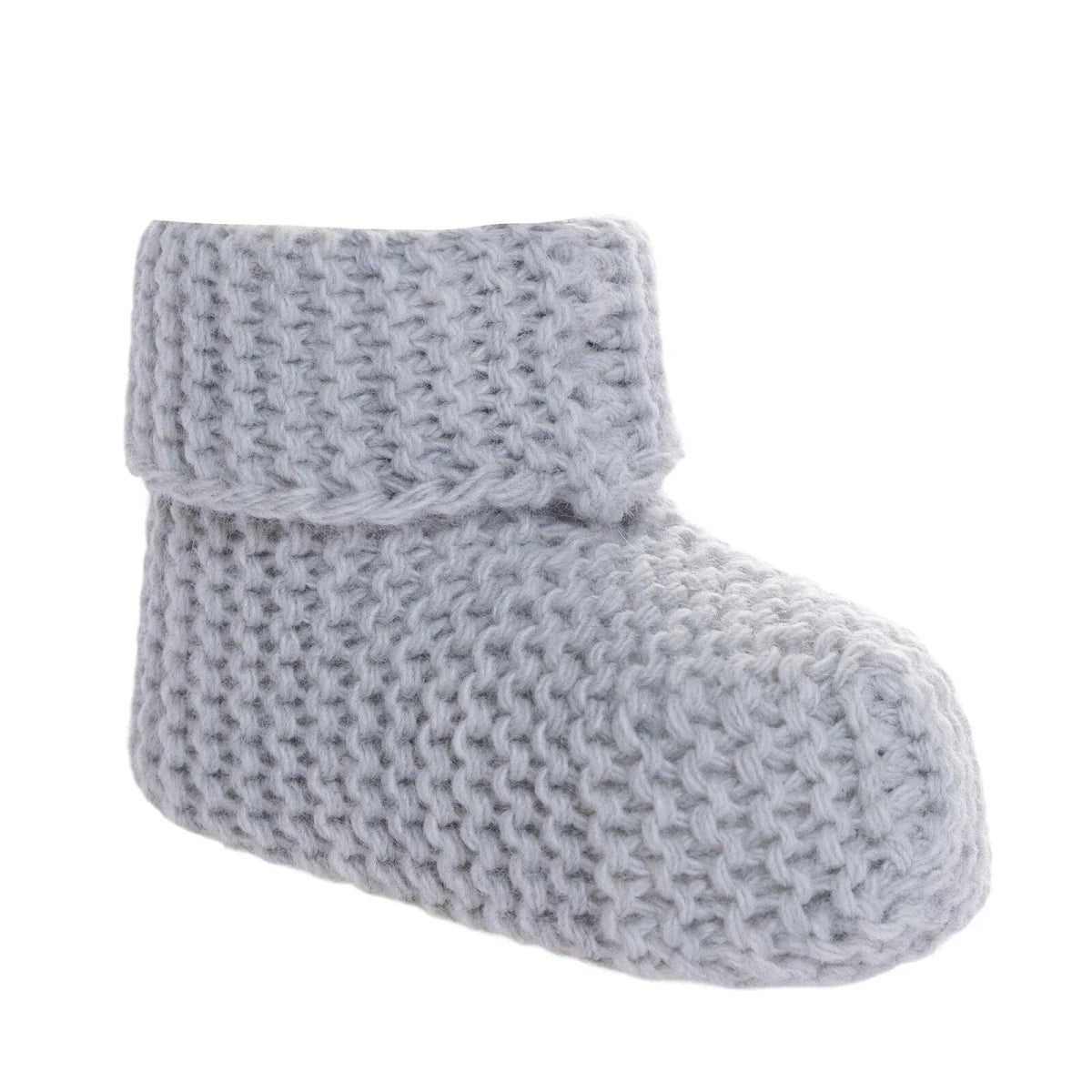 Kitti Knitted Baby Booties (One Size) Grey - ebebek