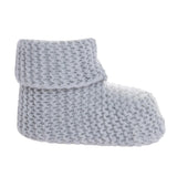 Kitti Knitted Baby Booties (One Size) Grey - ebebek