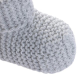 Kitti Knitted Baby Booties (One Size) Grey - ebebek