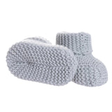 Kitti Knitted Baby Booties (One Size) Grey - ebebek