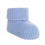 Kitti Knitted Baby Booties (One Size) Blue - ebebek