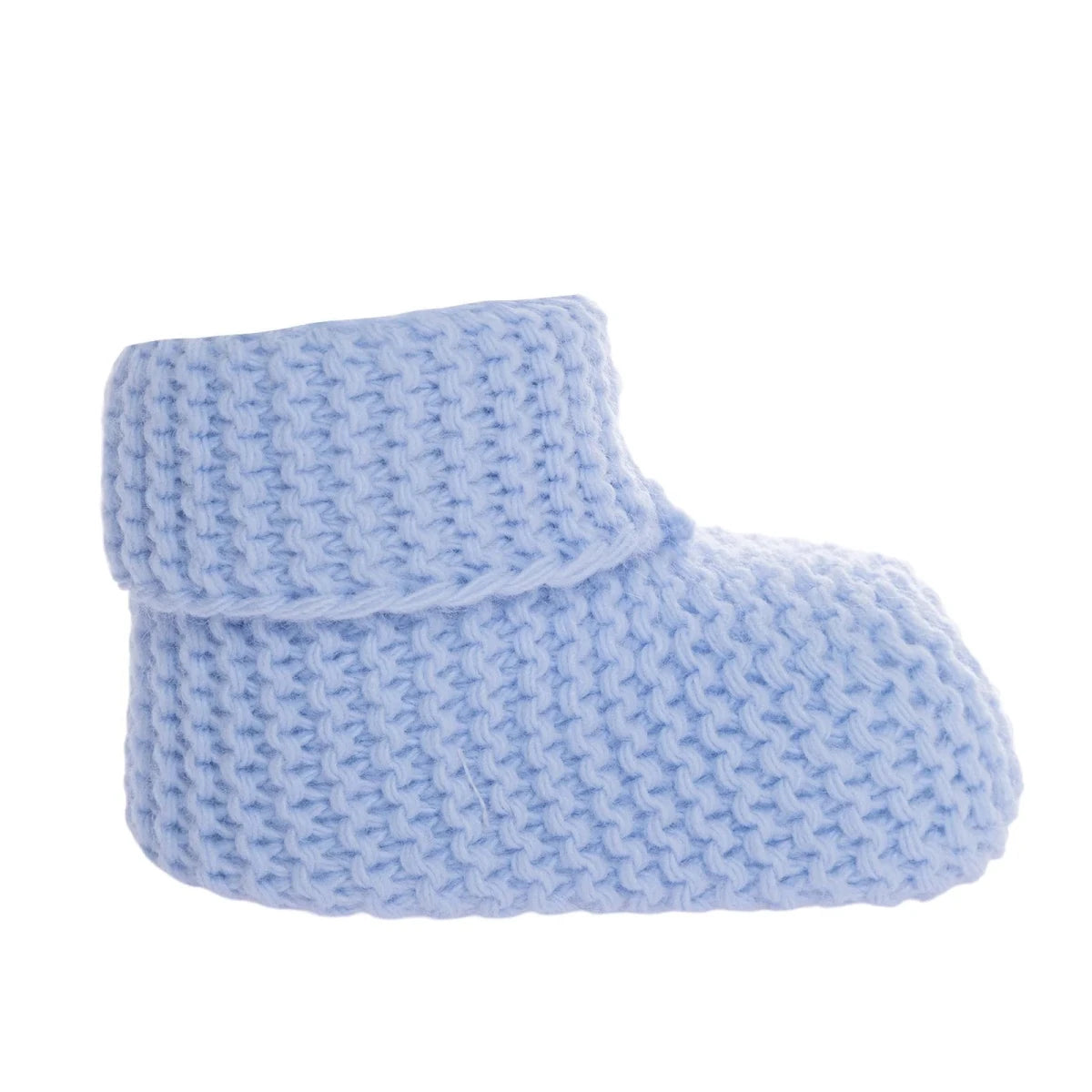 Kitti Knitted Baby Booties (One Size) Blue - ebebek