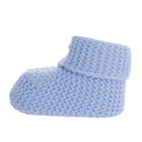 Kitti Knitted Baby Booties (One Size) Blue - ebebek