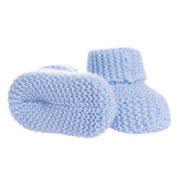 Kitti Knitted Baby Booties (One Size) Blue - ebebek