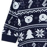 HelloBaby Festive Print Interlock Baby Pyjama Set (3-6 Months to 3-4 Years) - Navy Blue Navy Blue - ebebek