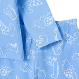 HelloBaby Animal Print Long Sleeve Baby Pyjama Set (3-6 Months to 2-3 Years) Blue - ebebek