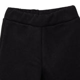 HelloBaby Open Hem Brushed Back Baby Joggers (6-9 Months to 2-3 Years) Black - ebebek