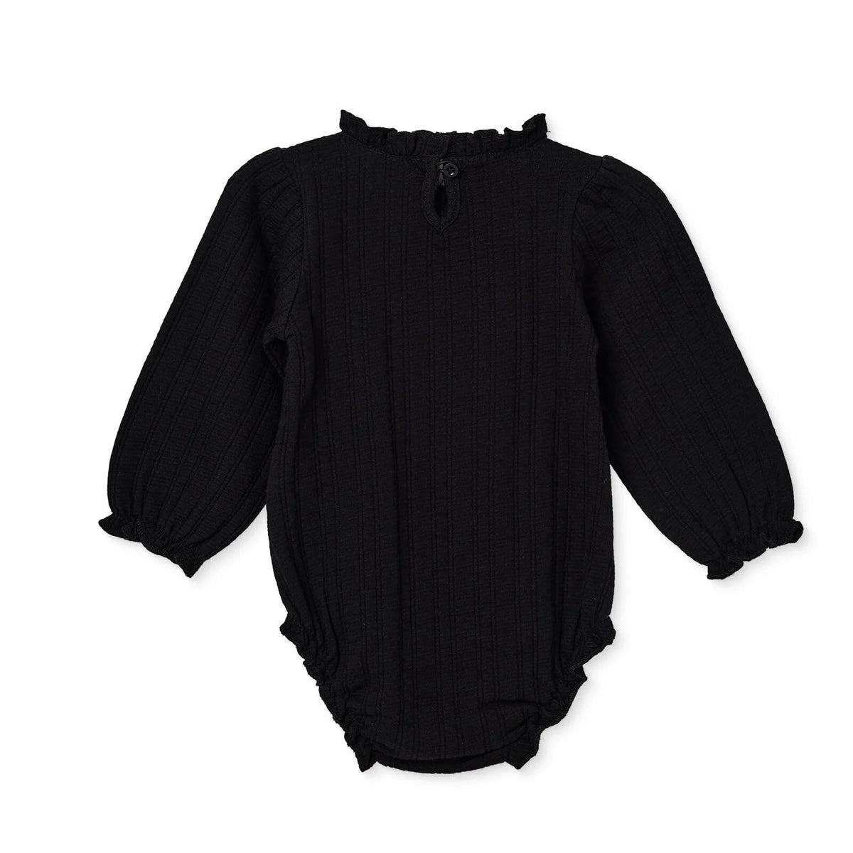 HelloBaby Long Sleeve Jacquard Knit Baby Bodysuit (1-3 Months to 2-3 Years)
