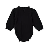 HelloBaby Long Sleeve Jacquard Knit Baby Bodysuit (1-3 Months to 2-3 Years)