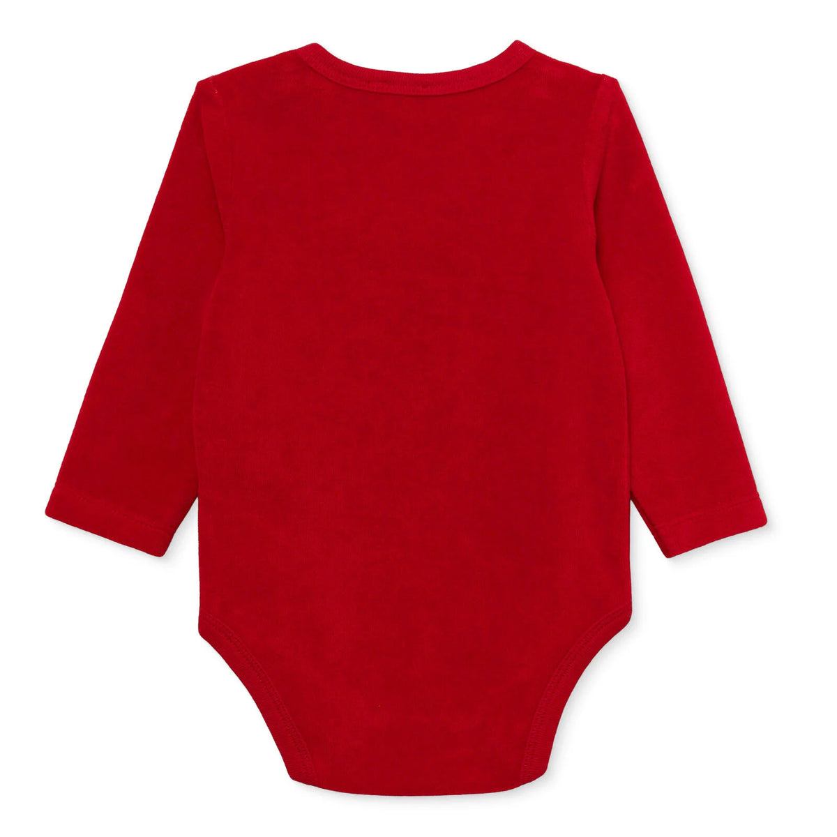 HelloBaby Reindeer Long Sleeve Velour Baby Bodysuit (1-3 Months to 2-3 Years)