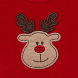HelloBaby Reindeer Long Sleeve Velour Baby Bodysuit (1-3 Months to 2-3 Years)