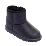 HelloBaby Zip-Up Faux Leather Baby Boots (UK 5.5 to 8.5) Black - ebebek