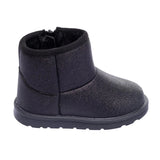 HelloBaby Zip-Up Faux Leather Baby Boots (UK 5.5 to 8.5) Black - ebebek
