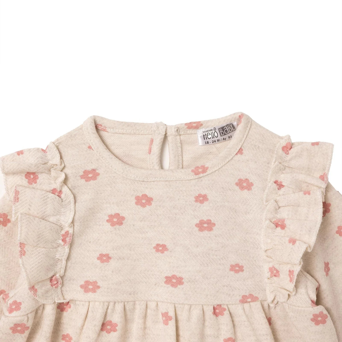 HelloBaby Long Sleeve Baby Dress (3-6 Months to 4-5 Years)
